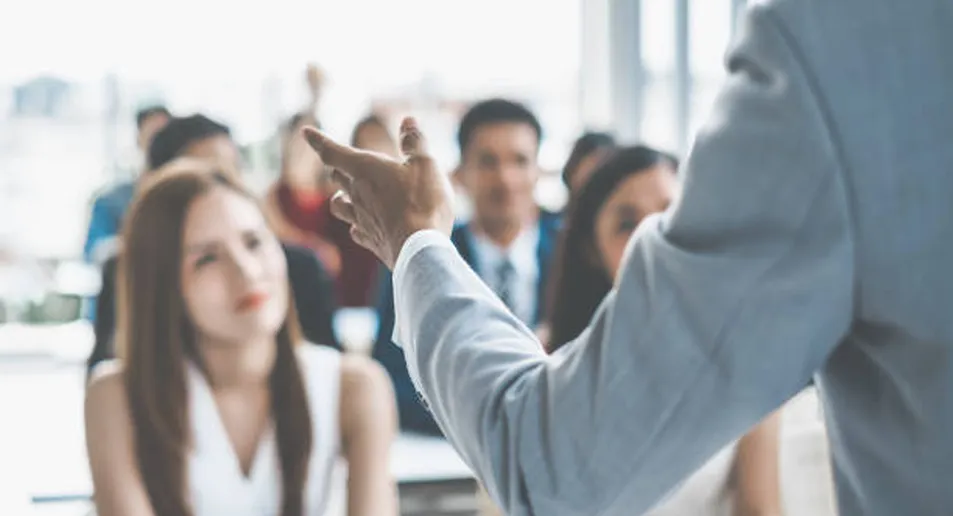 Corporate training workshop professional